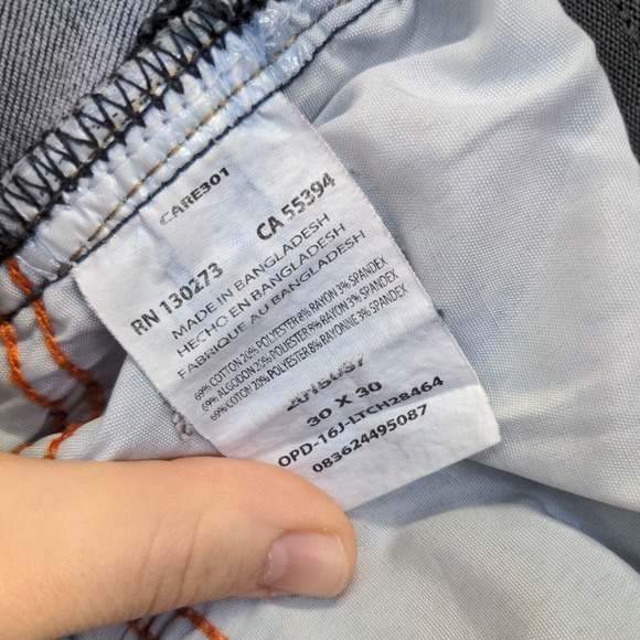 Lee Modern Series Men's Extreme Motion Straight Fit Tapered Jeans Blue 30x30 - Picture 10 of 12